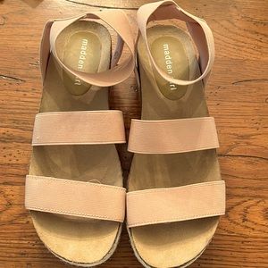 Steve Madden Women’s Kimmie Espadrille Wedge Sandal Blush 7 1/2